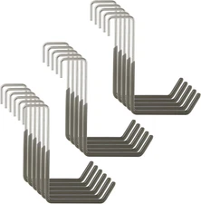 16 Pack Heavy Duty Vinyl Coated Rafter Hanger Hooks for Hanging Ladder Bike