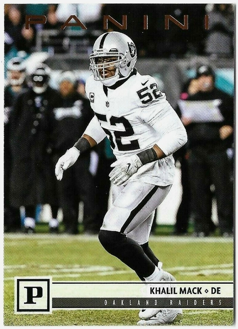 2018 Panini - Khalil Mack #232 Bronze Knight Oakland Raiders Football Parallel
