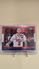 Lonzo Ball #38 from the 2024-25 Red White & Blue Refractor