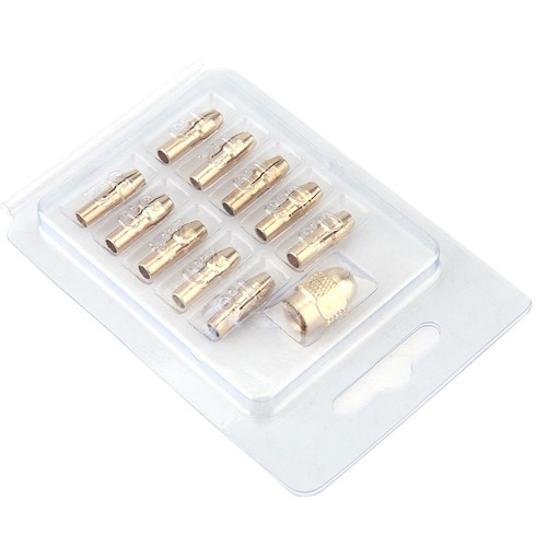 11pcs 4-jaw Copper Drill Chuck Collet For Electric Grinder Tool 0.5-3.2mm New - Picture 2 of 10