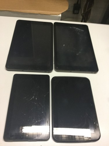 faulty joblot of 4  internet tablets for spares/repaires.