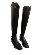 Riding Tredstep Dress Boots Size 38xt, Us Women’s 7.5, 12.3-12.5” Calf 19” Tall