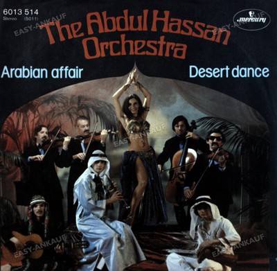 Abdul Hassan Orchestra - Desert Dance / Arabian Affair 7in (VG/VG) .