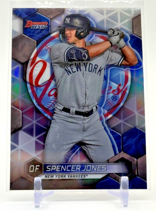 2023 Bowman's Best TOP PROSPECT REFRACTOR Spencer Jones #TP-5 New York Yankees