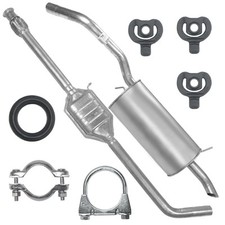Auspuffanlage Schalldämpfer Auspuff für Renault Megane I 1 95-02 1.6e Schrägheck