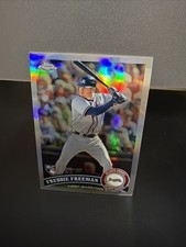 2011 Topps Chrome Freddie Freeman Refractor Rookie Card #173 !! ??LA Dodgers. rookie card picture
