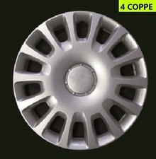 COPRICERCHI COPPE RUOTA RAGGIO "14" KIT 4 PEZZI PER OPEL CORSA DAL 2001 IN POI