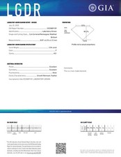 2.04 Ct Radiant Cut GIA Certified Lab Grown CVD Diamond F Color VS1 Clarity 440.69 per carat