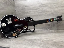 GUITAR HERO Wireless Les Paul Gibson PS3 Black No Dongle UNTESTED