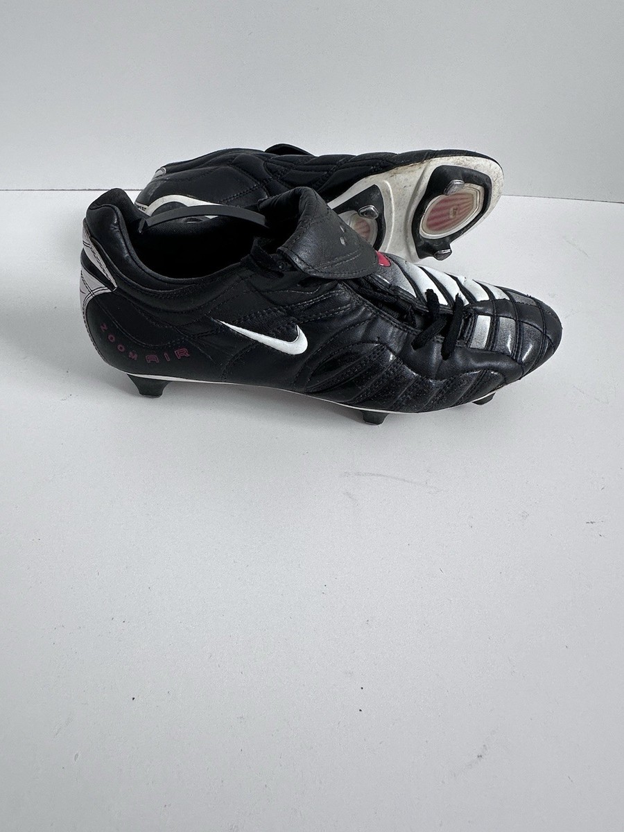 Nike Total 90 Zoom Air Black White Red Football Cleats Boots US11