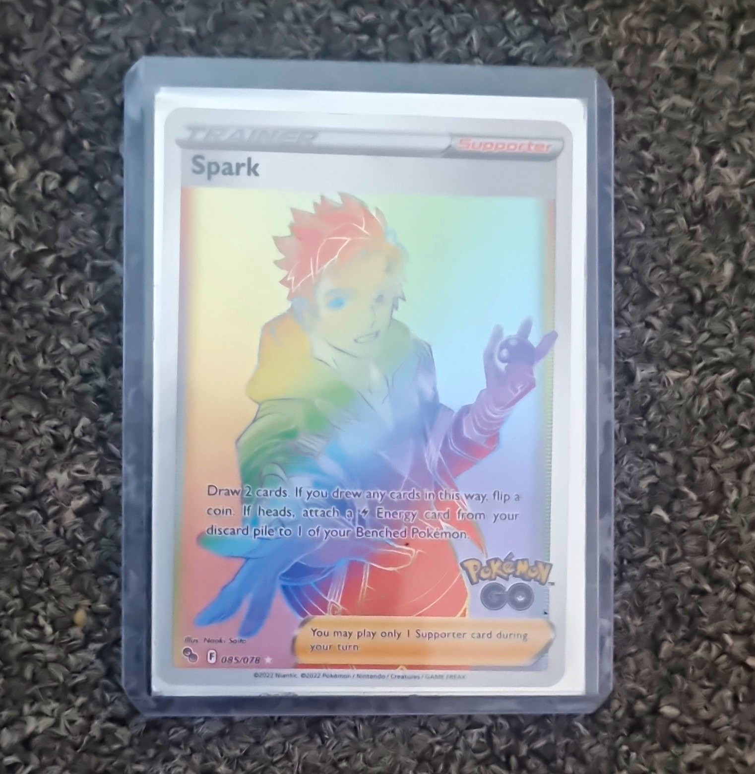 Pokémon TCG Spark 085/078 Pokémon GO Ultra Rare Full Art Holo EN 2022