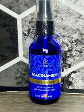 InstaSkincare Niacinamide Face Serum with  1% Zinc &   2% Hyaluronic Acid 60ML