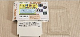 Famicom NTSC J Japan NES Dr. Mario, Boxed No Manual, Tested VGC Nintendo 1990