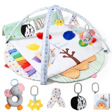 Alfombra de juego sensorial divertida para bebés inspirada en Montessori alfombra de gimnasio para bebés