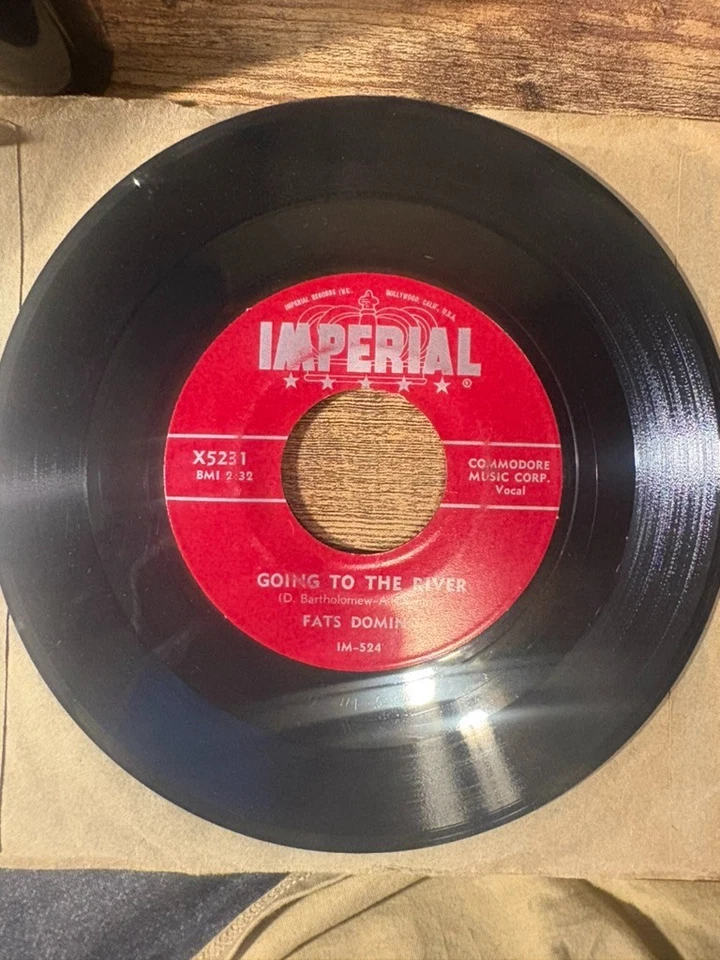 Fats Domino - Going To The River / Mardi Gras In New Orleans - 1953 - 45 RPM Foto 2 de 4