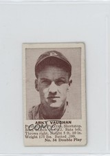 1941 Double Play R330 Separated Arky Vaughan #34 HOF n8a