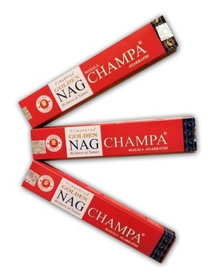 Champa  Aromatic Incense Pack x 3 Vijayshree Nag Champa  Natural Aromatherapy...