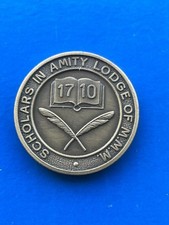 Masonic Token/penny. Scholars of Amity no. 1710. Please See Notes