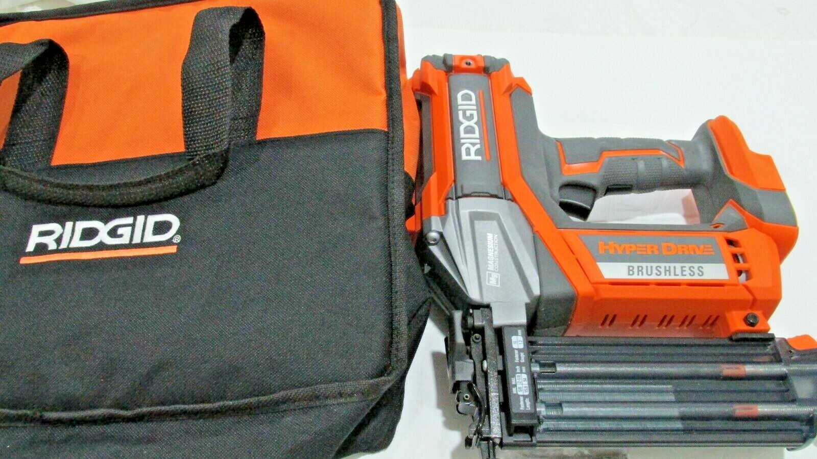 Ridgid R09890 18Volt Brushless HYPERDRIVE 18Gauge 21/8 In Brad