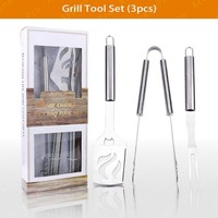 Stainless Steel Barbecue Grill Accessories Tool Set Outdoor Heavy Duty Grilli... on sale Stainless Steel Barbecue Grill Accessories Tool Set Outdoor Heavy Duty Grilli... on sale