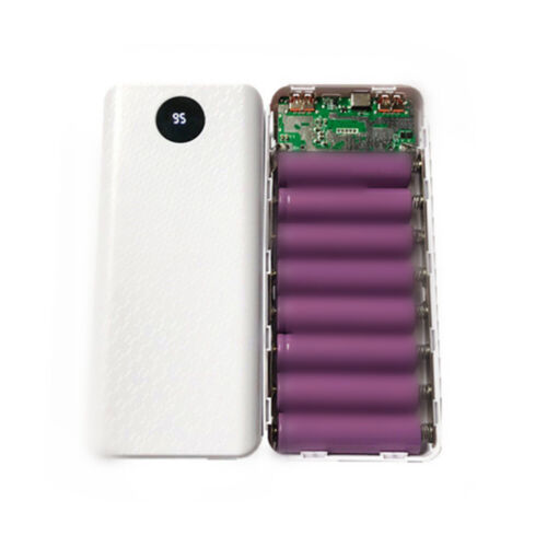 Power Bank Case DIY 18650 Battery Fast Charger Box Shell No Battery Welding-Free - Photo 1/14