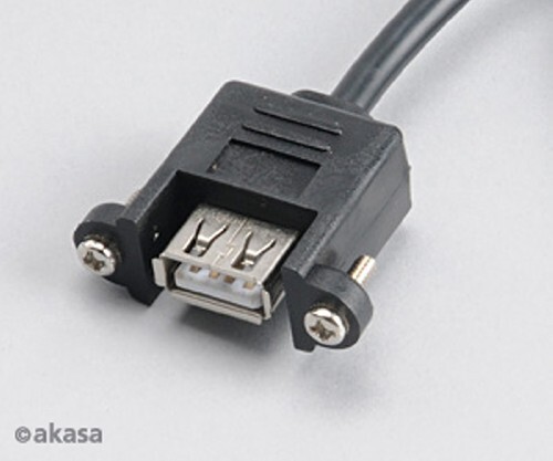 Akasa AK-CBUB06-60BK Internal to external USB adapter Cable 60cm