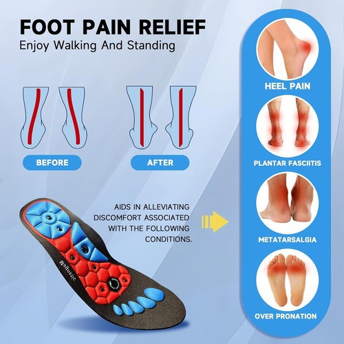 1 Paio Solette Magnetoterapia Digitopressione Dimagranti Traspiranti Scarpe da Corsa - Foto 9 di 26