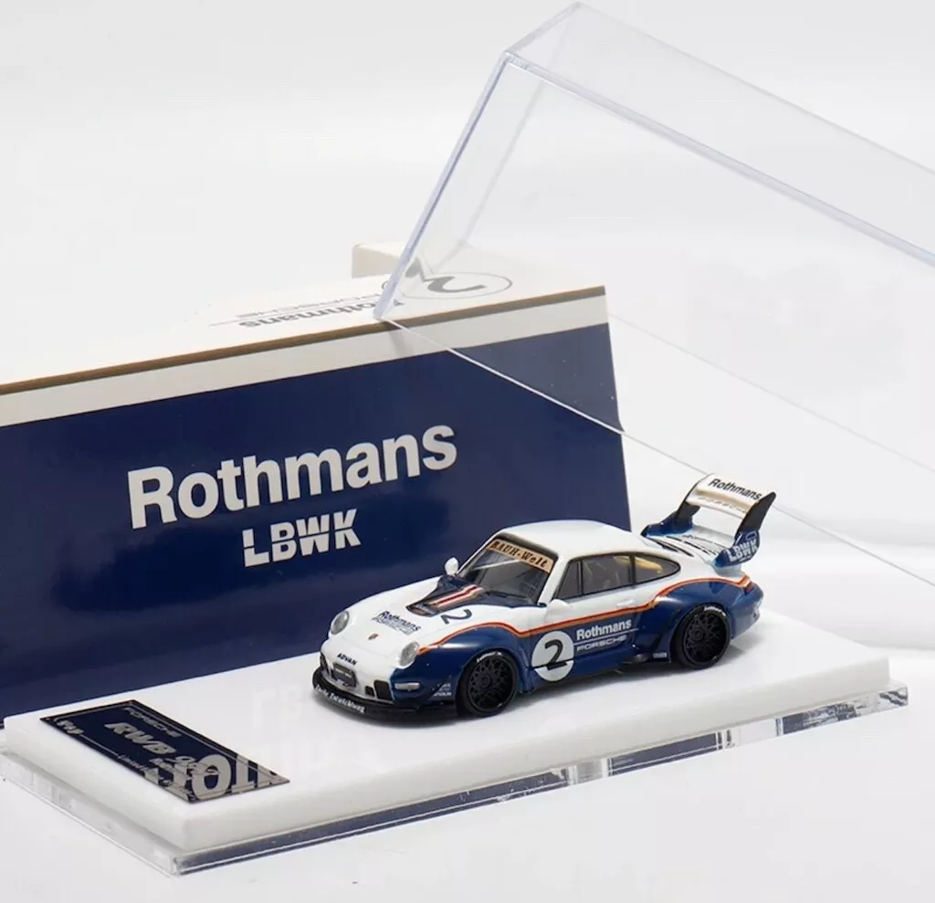 Top 1:64 RWB 993 #2 LBWK Racing Sports Classic Model Diecast Metal Car