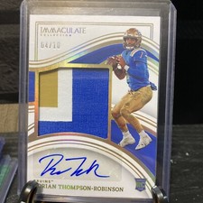 2023 Immaculate Dorian Thompson-Robinson Gold Rookie Patch Autograph SSP #04/10