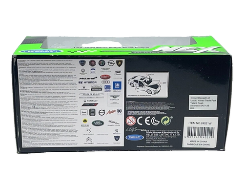 Land Rover Range Rover Evoque - White - 1/24 Scale Diecast Model Car Welly NEX - Picture 9 of 11