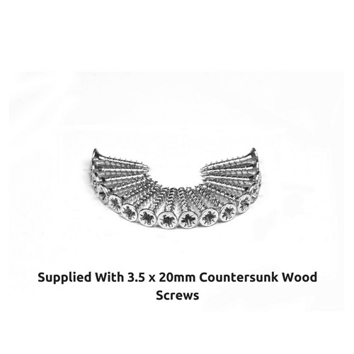 Furniture Leg Feet Fixing/Mounting Plates Brackets M8 8mm Thread Set of 4 Pieces - 第 2/4 張圖片