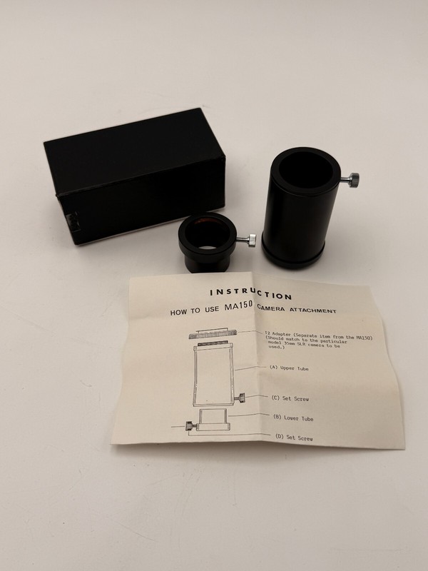 Vintage MA150 Camera Attachment with Instructions & Box for SLR Adapter