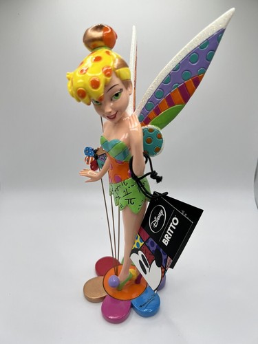 Disney by Britto Hand Painted Tinkerbell Figurine 2017 8.75" NIB