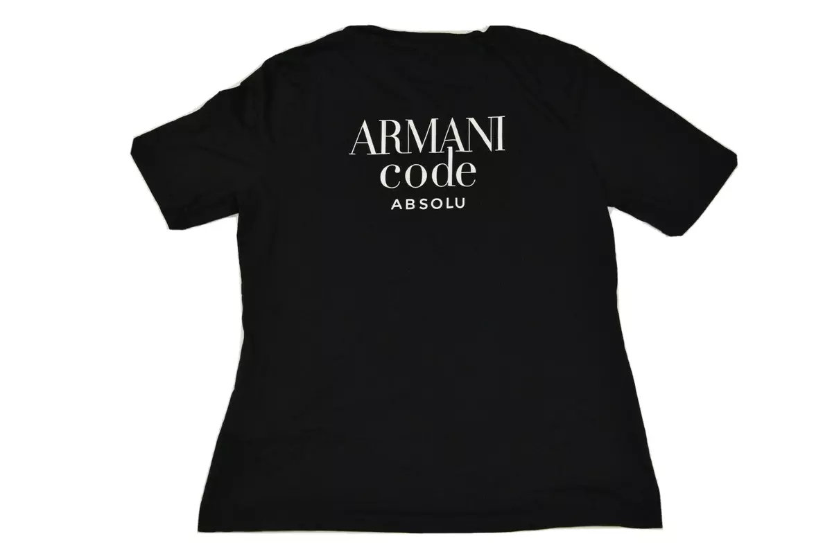 GIORGIO ARMANI T SHIRT BEAUTY CODE ABSOLU BLACK JERSEY LIMITED UNIQUE S.L !