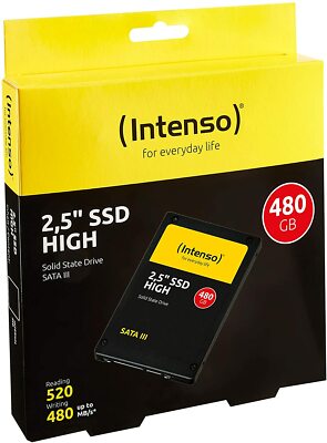 Intenso 2,5'' SSD High Performance 480 GB SATA III interne Festplatte 480GB