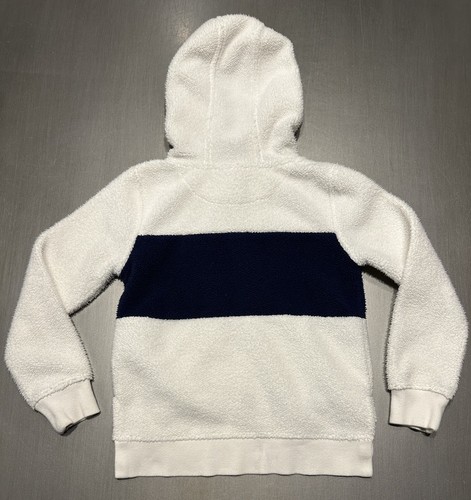 Vineyard Vines Girls Shep Shirt Pullover Hoodie Blue Stripe Sweater XS 4-5 - Picture 11 of 11