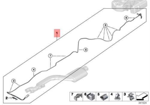 BMW F10 F11 Sedan Wagon Metering Line 16197278553 7278553 NEW  