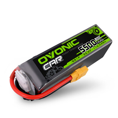 OVONIC 5500mAh 80C 6S Lipo akku 22.2V mit XT90 Für Goblin 700 Heli Jet Airplane
