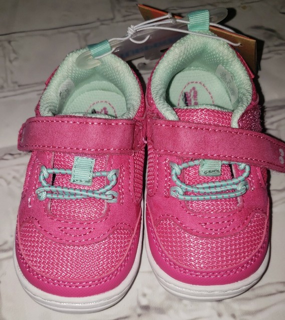 Surprize by Stride Rite Baby Girls Sneakers Shoes STAGE 2 FIRST WALK SIZE 3 or 4 ZE9504 Surprize by Stride Rite Baby Girls Sneakers Shoes STAGE 2 FIRST WALK SIZE 3 or 4 ZE9504