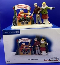 Dept 56 Snow Village Christmas Lane "Tour Tickets Here" | #807288