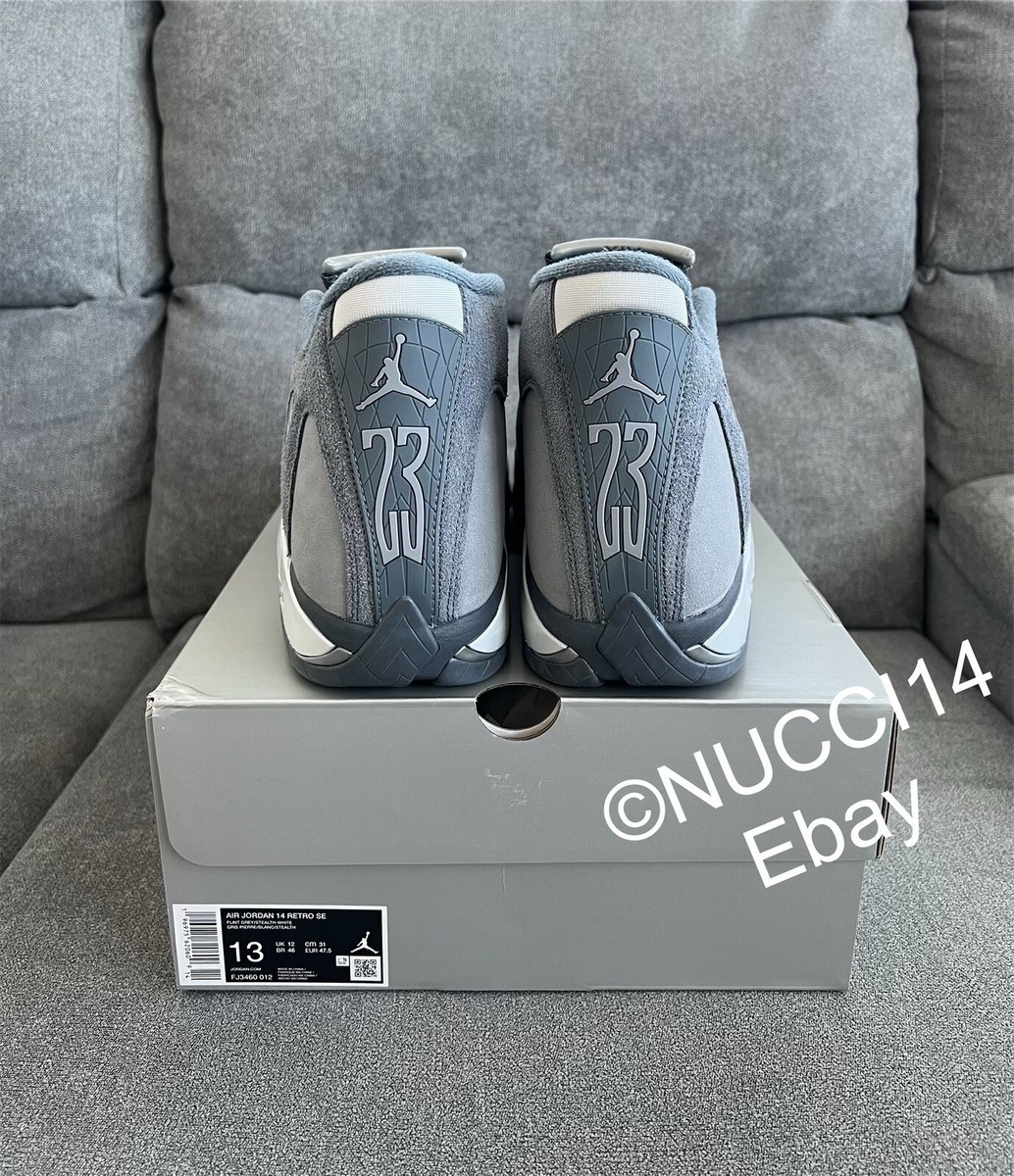 Size 13 - Air Jordan 14 Retro Flint Grey for sale online | eBay
