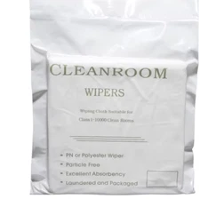 6"X6" Cleanroom Soft Wipers Class 1-10000 Microfiber Dust Free Cloth 100 pcs/Bag