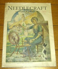 Vintage 1929 Needlecraft the Magazine of Home Arts  38 pages