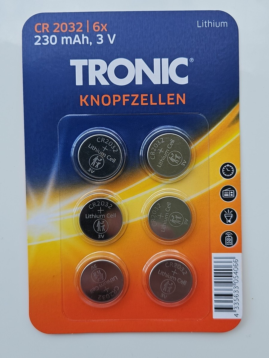 POWEROWL CR2032 Knopfzellen – 3V Lithium – 12 Stück – Hohe Kapazität & Lange Haltbarkeit