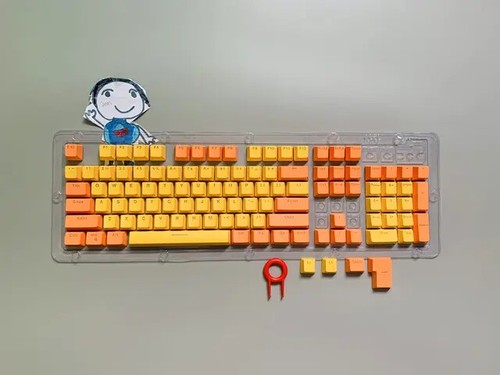 104 Key ABS Keycaps Green Red Fit For Cherry MX Mechanical Keyboard Backlit New - Picture 29 of 41