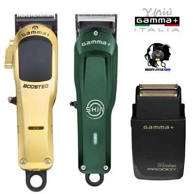 GAMMAPIU BOOSTED + SKIN + PRODIGY CLIPPER CLIPPER TRIMMER ROLLER
