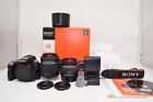 Sony Alpha A55 16.2Mp Digital Slr Camera 35mm F1.8 Lens from japan working fine
