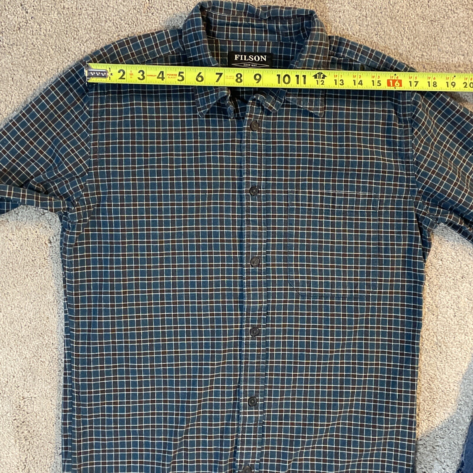 Cc Filson Co Filson Plaid Flannel Shirt Guide Size Sm… Gem