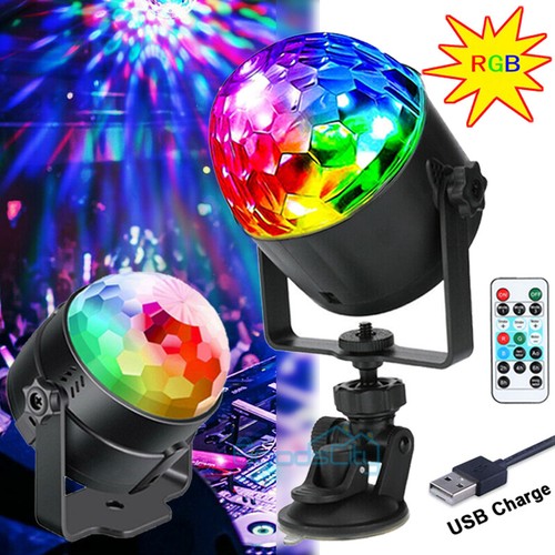 LED RGB Car Interior Atmosphere Light Music Sound Activated Car Party Disco Lamp - 第 13/14 張圖片