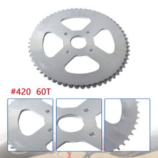 60T Tooth Sprocket for  40/41/420 Chain Coleman CT200 Baja Go Kart Mini Bike